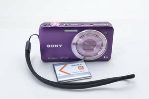 【ecoま】SONY DSC-WX5 Cyber Shot バイオレット 美品 コンパクトデジタルカメラ