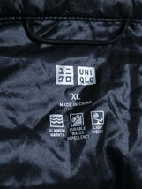 UNIQLO ユニクロ シェルフード付き ウルトラライト 軽量 ダウンジャケット 黒 XL_画像3