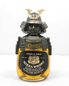 G&G ゴールド＆ゴールド ★ NIKKA WHISKY ニッカウイスキー 甲冑ボトル 兜 戦国武将 760ml 未開栓