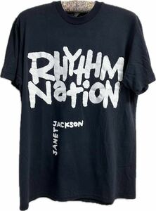 当時物　#ジャネット・ジャクソン #Rhythm NationツアーTシャツ2枚とパンフレットのセットmade in USA #ヘインズTシャツ