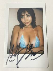 松岡凛　サイン入り現場チェキ　ギャルお姉さんは優しい　DVD特典