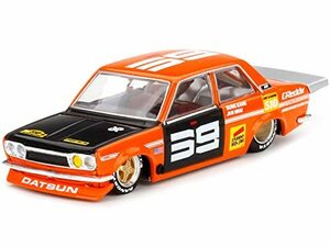 True scale ダットサン Datsun 510 Pro Street SK510 オレンジ ブラック ジュン・イマイ Kaido House スペシャル 1/64 ミニカー