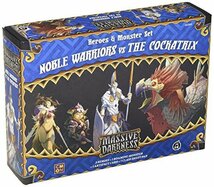 ボードゲーム マッシヴ ダークネス CMON Massive Darkness Noble Warriors Vs. The Cockatrix 輸入版 日本語説明書なし_画像1