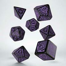 ボードゲーム Q Workshop Call of Cthulhu Black and Purple Dice Set SCTO51 輸入版 日本語説明書なし_画像3