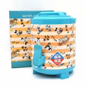 [ unused ] Disney water jug 3L Mickey Mouse / Surf MA-4012 outdoor leisure heat insulation keep cool [S207273]