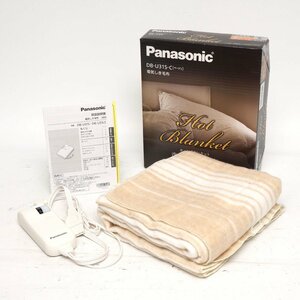 [ beautiful goods ]Panasonic electric .. blanket DB-U31S 2019 year made single S size (140cmx85cm) beige hot blanket [H800477]