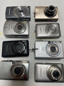 未確認デジタルカメラCanon IXY DIGITAL 500 600 20is 210is 220is 800is IXY 130 8台まとめて売る