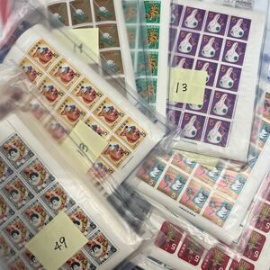 日本切手　年賀シート　まとめ　14600円分　管理番号1-46