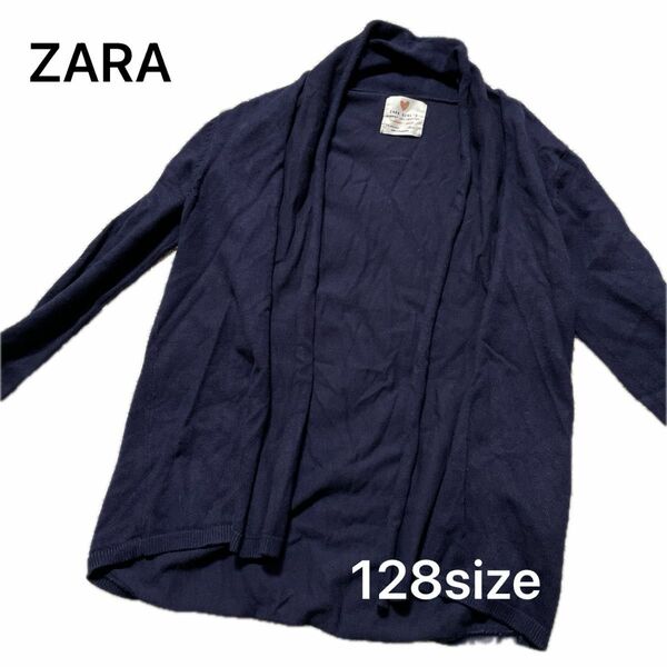 ZARA カーディガン ネイビー