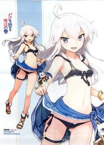 ゼロ A3タペストリー ゼロから始める魔法の書 ゼロ 1/7 PVC＆ABS製塗装済み完成品 あみあみ購入特典