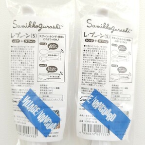 ☆新品未開封すみっコぐらしレプーンSしろくま＆ねこ2本set食器レンゲ+スプーン食洗機OKメラミン樹脂カトラリーお弁当キッズ贈り物ギフト☆の画像4