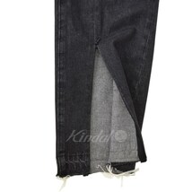 ヴィクティム VICTIM　 WASHED DENIM PANTS センタースリット デニムパンツ 2021SS 商品番号：8066000239262_画像3