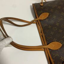 美品　LOUIS VUITTON ルイヴィトン モノグラム ネヴァーフルMM トートバッグ ブラウン _画像8