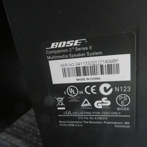 BOSE ボーズ Companion2 SeriesⅡ マルチメディアスピーカー ペア 2基 ◎音出し確認済の画像4