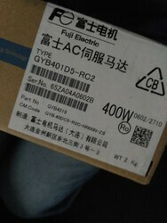 新品　FUJI / 富士電機 GYB401D5-RC2 サーボモーター【6ヶ月保証】