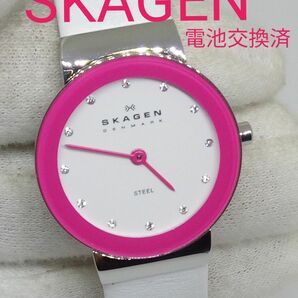 ★■ SKAGEN レディース 腕時計 電池交換済