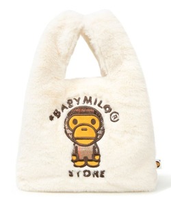 BABY MILO FUR TOTE BAG　ベビーマイロファートートバッグ　A BATHING APE　アベイシングエイプ　BAPE