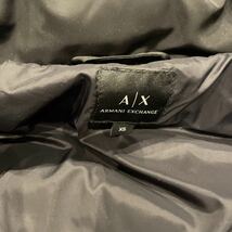 3 美品　ARMANI EXCHANGE AX アルマーニエクスチェンジ　中綿ジャケット　アウター　ブルゾン　メンズ　XS 黒　ブラック_画像6