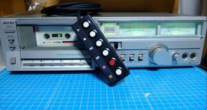 【新製品】東芝Aurexカセットテープデッキ用リモコンRM-15、RM-15S compatible（5mケーブル）