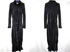 ◆ローブドシャンブル コムデギャルソン(robe de chambre COMME des GARCONS)◆キュプラ100％マキシ丈ワンピース◆正規品／ヴィンテージ◆