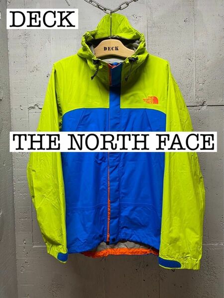 THE NORTH FACE マルチカラー　ナイロンジャケット　蛍光色　M