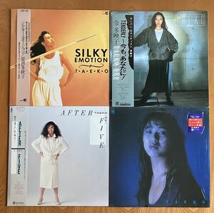 LP3枚+12inch1枚セット 柴田多映子 令多映子 / シルキー・エモーション, TENDERLY ～今も、あなたに!,AFTER FIVE,哀しみの向こうに 見本盤