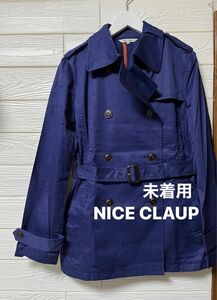 【新品/未使用】NICE CLAUP コットン100% ミドル丈　トレンチコート