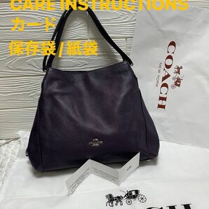 COACH ショルダーバッグ　イーディ　品番36464 ペブルドレザー　国内正規品　国内COACHファクトリー店購入品　未使用