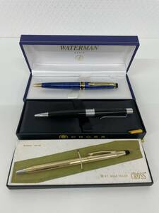 WATERMAN　ウォーターマン　CROSS　クロス　ボールペン　筆記用具　3本まとめて　NO.4659.4946