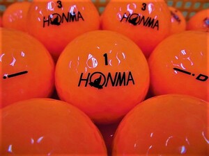 ●厳選美品●ホンマ 本間ゴルフ HONMA【D1】2018年モデル オレンジ 50個 ロストボール●
