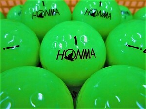 ●厳選美品●ホンマ 本間ゴルフ HONMA【D1】2018年モデル ライムグリーン 50個 ロストボール●