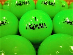 ●厳選美品●ホンマ 本間ゴルフ HONMA【D1】2022年モデル ライムグリーン 50個 ロストボール●