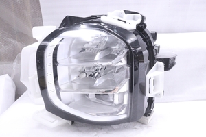 42-762★極上品★LED GN0W アウトランダーPHEV★左ヘッドライト STANLEY W5237 打刻:4 ASSY メッキ 純正★三菱 (UK)