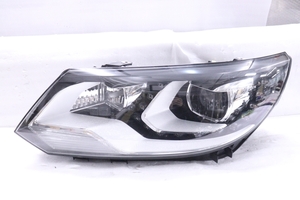 42-2040★HID 5N VW ティグアン★左ヘッドライト 5N2 941 751 黒無塗装 純正★フォルクスワーゲン ジャンク品 (DM)