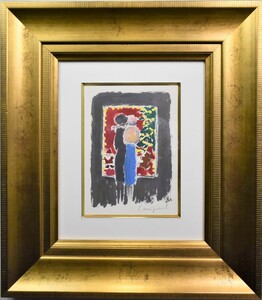 Art hand Auction カシニョール リトグラフ ｢クリスマス｣ サイン入り エディション無【創業53年･安心･信頼･実績･都内最大級の正光画廊です】, 美術品, 版画, 石版画, リトグラフ