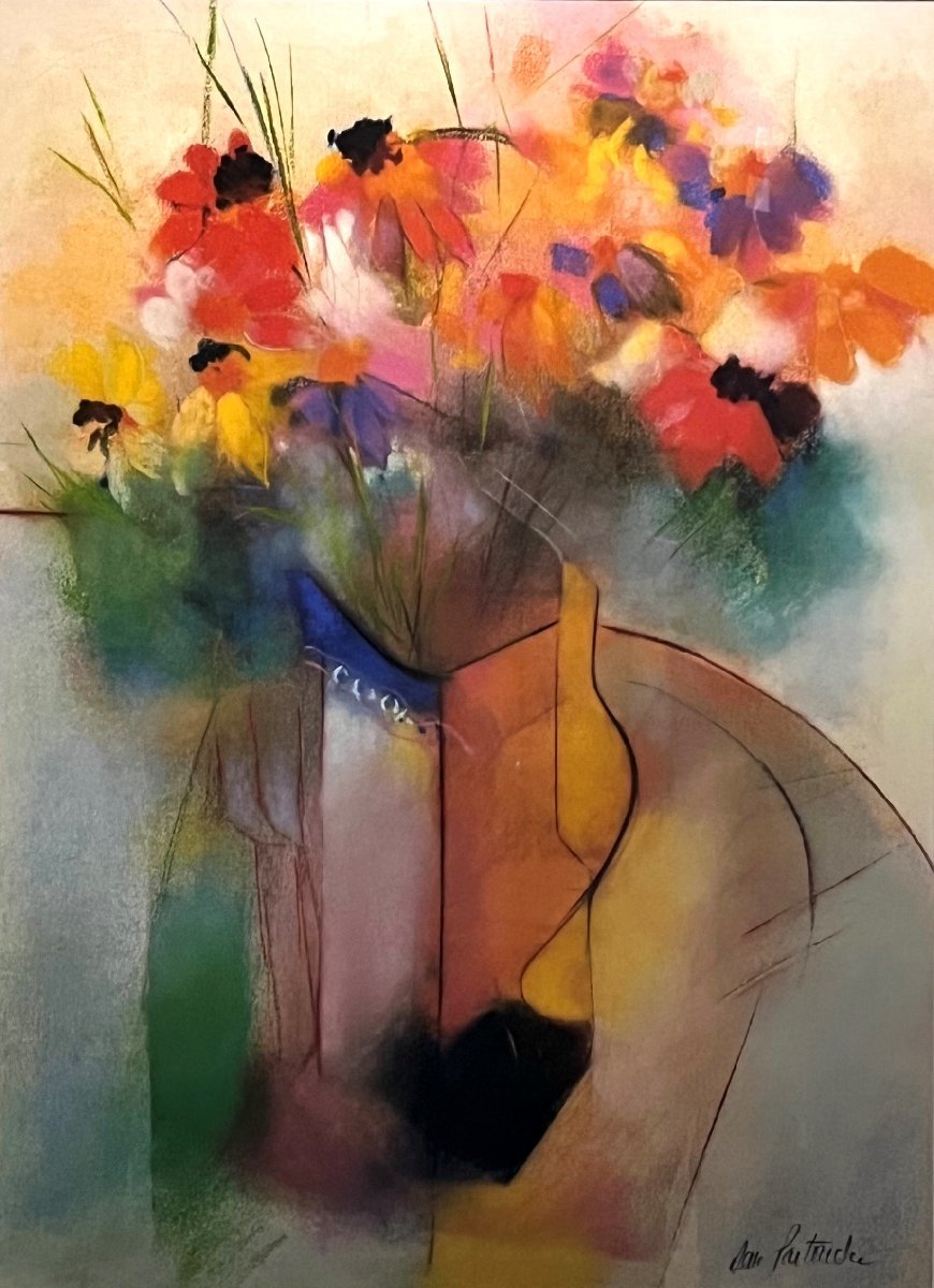 Recommended for those who like flower paintings! Dan Partouche Celebration [Masamitsu Gallery, one of the largest in Tokyo, with 53 years of experience, trust and peace of mind] G, artwork, print, others