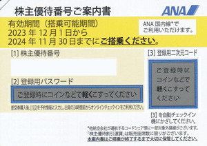 ＡＮＡ 全日空 株主優待券8枚＋ANAグループ優待券2冊