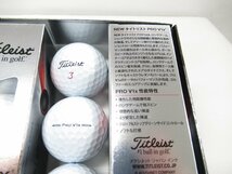 新品◆タイトリスト　2023　プロＶ１Ｘ　PRO　V1Ｘ　１ダース◆ホワイト_画像3