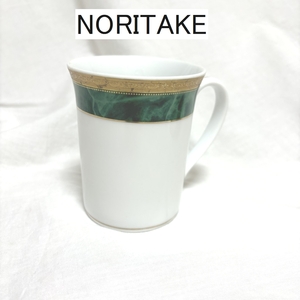 NORITAKE　ノリタケ　フィッツジェラルド　マグカップ　グリーン　M-164