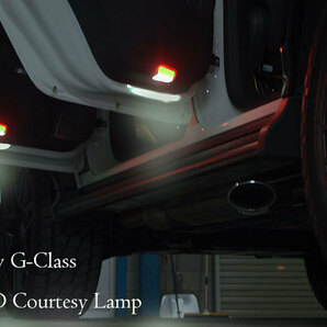 ニュー Gクラス専用 LEDカーテシーバルブ W463A G350d G550 G63AMG ベンツ ドアアンダーランプ ネコポス送料無料