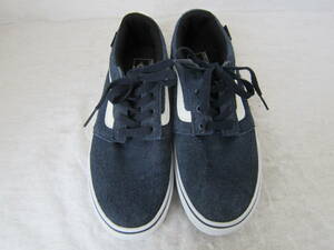 VANS CRAIL（バンズ クレイル）（V341MS）　　濃紺スエード／白レザーライン　　26㎝　US8　　ok2401D