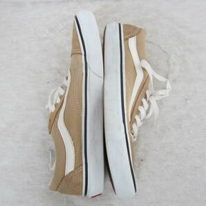 VANS OLD SKOOL（バンズ オールドスクール）（V36CL+CALM） ベージュ/白  25㎝ US7  ok2402Aの画像3