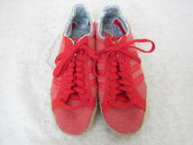 adidas FA EASE-PRF W（アディダス イースパーフ W）（G28360）　赤赤白ヘンプ　　wm22.5㎝ US5.5　　2013年製　　ok2402C_画像1