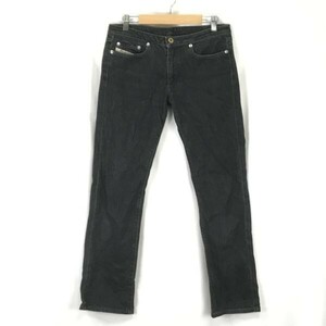 パンドラタグ/ビンテージ★ディーゼル/diesel★ブラックデニムパンツ/ジーンズ【Mens size -27/股下72cm】denim/Pants/Trousers◆BH63