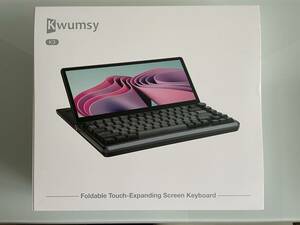 Kwumsy K3メカニカルゲーミングキーボード13インチ外付けタッチスクリーン、バックライト付き、オリジナルキーキャップ付属