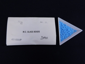 2022△未使用 チェコビーズ M.C.GLASS BEADS Tyrkys ターコイズ SUPERIOR CRYSTA