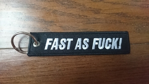 RBF刺繍タグ FAST AS FUCK