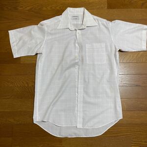 【中古・美品】D'URBAN(ダーバン) ノンアイロン 半袖シャツ サイズ40