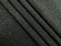 最終　ポリ100 チリメン スーツ スカート ワンピース 薄地 巾110cm 長5,7m 黒 グレー [m380]_画像1