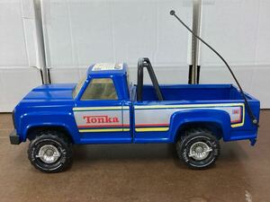 RK939)ジャンク Tonka ミニカー ブリキ アメリカ製 XR-101 ビンテージ キャリイ トラック トンカ